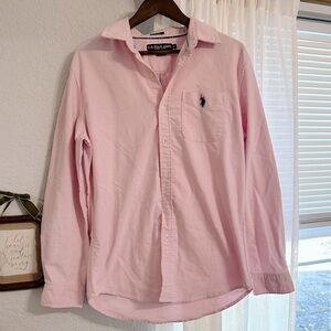 U.S. Polo Assn. Pink Button-Down Shirt